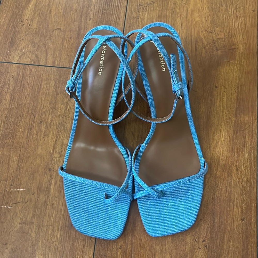 NWT Reformation Emilia wedges sandals - Picture 2 of 6